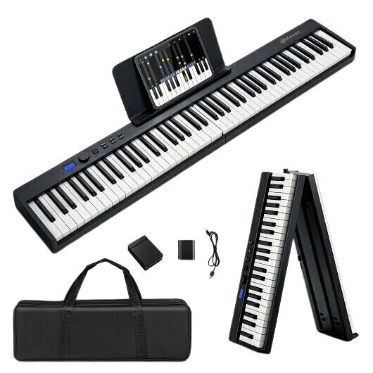 Costway 88 Key Foldable Electronic Piano for sale online