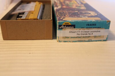 HO Scale Athearn, F7-A Diesel Locomotive, Rio Grande, Yellow, No #