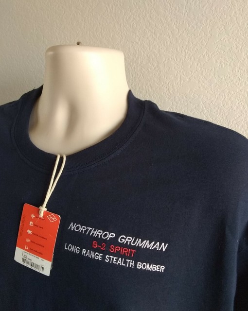 XL NORTHROP GRUMMAN T SHIRTB2 SPIRITLONG RANGE STEALTH BOMBER eBay