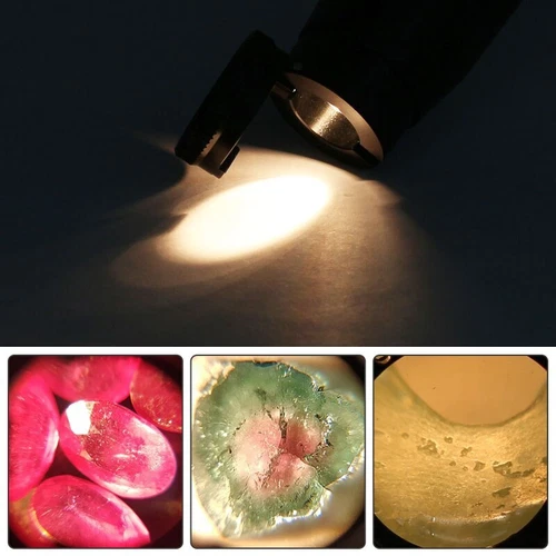 10X Illuminated Jewelry Magnifier Portable Chelsea Color Filter Xenon Flashlight - Picture 6 of 10