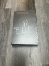 Forious Matte Black Bathroom Faucet 3-hole Sink Installation