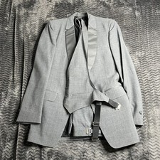 Vintage After Six Suit Blazer gray 37L