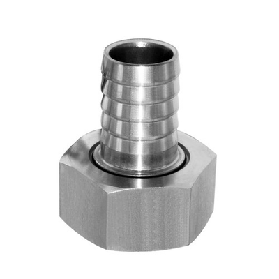 #ad Stainless Steel Garden Hose Swivel Fitting 5 8 Barb x 3 4 GHT Female Adapter $25.39