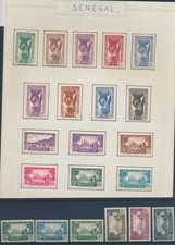 XE68291 Senegal A.O.F. colonial stamps fine lot MH