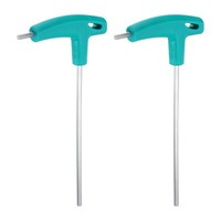 2 StüCk T-Griff SchlüSsel 4Mm CR-V T-SchlüSsel InnensechskantschlüSsel,Blau
