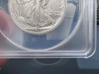 1916-D 50c Walking Liberty Half Dollar Anacs EF 45 Details (AHJ)