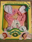 Cabbage Patch Kids Vintage 1984 Pink Bunny Outfit Pajamas Costume Sleeper New