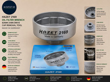 Hazet 2169 Oil Filter Wrench 82mm 38in Drive Cap Removal Tool Garage Design Hazet 2169 Oil Filter Wrench 82mm 38in Drive Cap Removal Tool Garage Design
