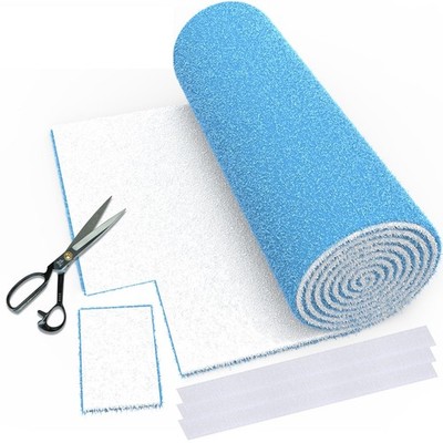 20x140 Inch Air Vent Filter Cut To Size MERV 8 Triple Layer 48 Hooks