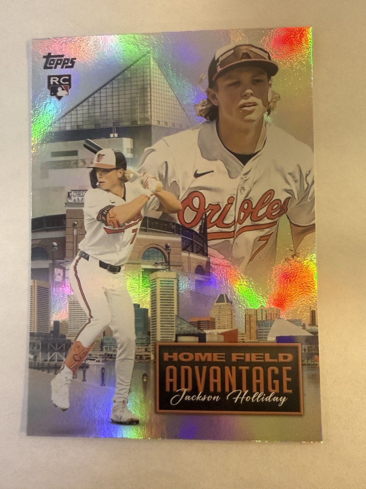 2024 Topps Update Series - Home Field Advantage Jackson Holliday #HFA-21 (RC)