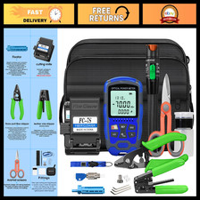 10-in-1 Fiber Optic Tool Kit, FTTH Termination Set, Optical Fiber Cleaver  OPM