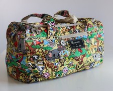 Tokidoki x Ju-Ju-Be Large Duffle Diaper Tote Bag Animalini Print - Excellent