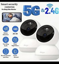 Smart Security Camera System Baby Pet Monitor with WiFi, Night Vision,