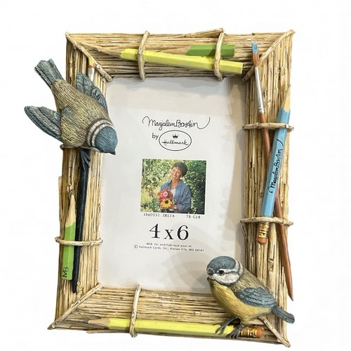 Marjolein Bastin Punze Bilderrahmen 4x6 Vögel, Bleistifte & Pinsel Design - Bild 7 von 7