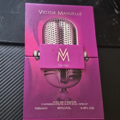 Victor Manuelle for her Eau de Parfum Spray 100ml 3.4 fl. oz. Violet Scent