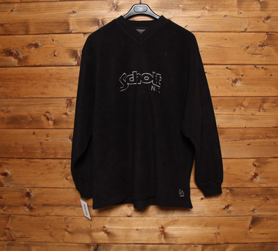 SCHOTT Oversize Sweatshirt Gr. L gebraucht (Sa1948) schwarz Vintage Unisex