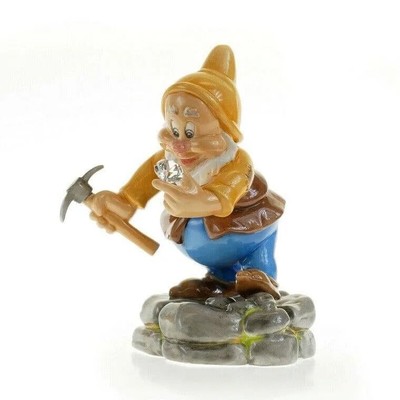 Englische Damen Disney Schneewittchen Diamantmine Happy Dwarf Figur