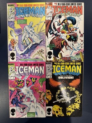 Marvel Comics Iceman, Complete Series Comic Book Lot Issues 1-4