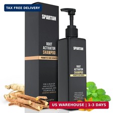 SPARTAN Root Activator Shampoo For Men - Hair Growth Shampoo for Hair Loss and
