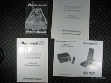 Genuine Midland LMR Syn-Tech Synthesized Radio Manuals