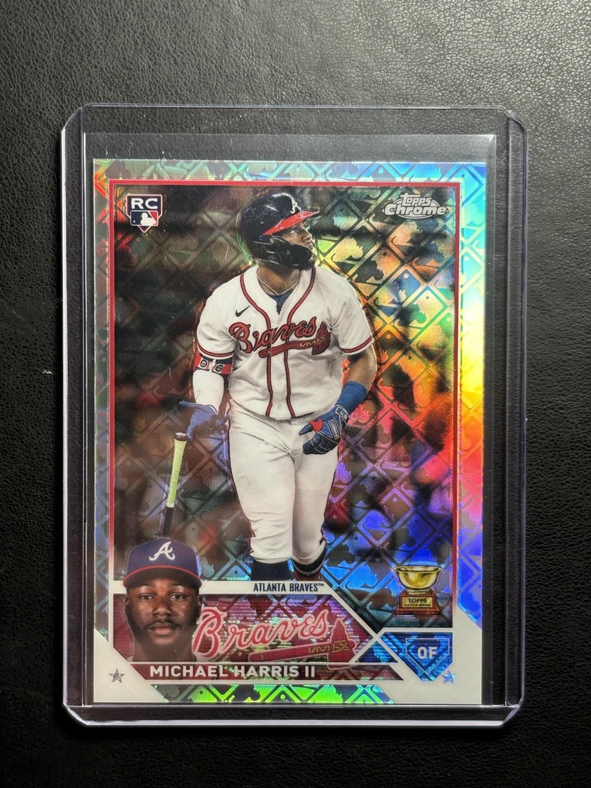 2023 Topps Chrome Logofractor Michael Harris II RC Rookie #79 Braves