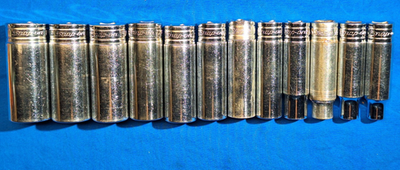 #ad #ad Snap On 313TSYA 1 12pc 1 2quot; Drive 6 Point SAE Deep Socket Set 1 1 16quot; 3 8quot; $275.75