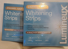 2x Lumineux Whitening Strips 28ct  Non-Toxic  Enamel Safe exp 12/226