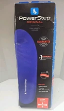 Powerstep Original Blue Men's 3-3.5, Women's 5-5.5 [Distressed Packaging]