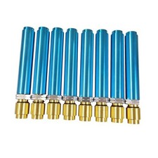 Push Rod Tubes 8PCS SET Adjustable Blue Anodized w/o Seals - 1200-1600cc