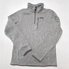 Patagonia fleece Pullover Logo Warm Work Wear 1/4 Zip Unisex Youth XXL 16 18