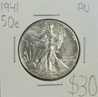 1941 Walking Liberty Half | | Uncertified; AU (MILD DAMAGE)