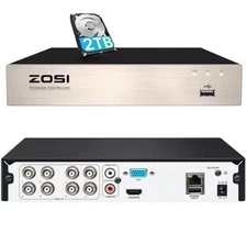 8-Channel 1080p Surveillance DVR Recorder Security 2TB Hard Drive 1AR-08VNA20-US