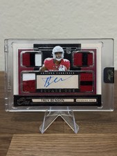 Trey Benson Rookie Patch Auto RPA /99 One Football Arizona Cardinals