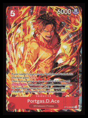 Portgas.D.Ace (Illustration Box Vol.5) ST15-005 One Piece Promotion NM Foil CCG