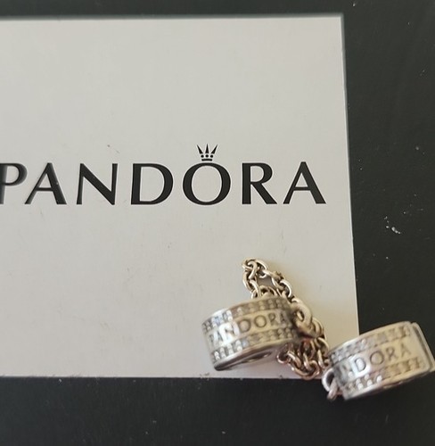 Pandora Sterling Silver Pandora Logo Safety Chain 792057cz