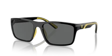 Scuderia Ferrari FZ6003U 50187 Shiny Black/Dark Grey Lens 59mm Men's Sunglasses
