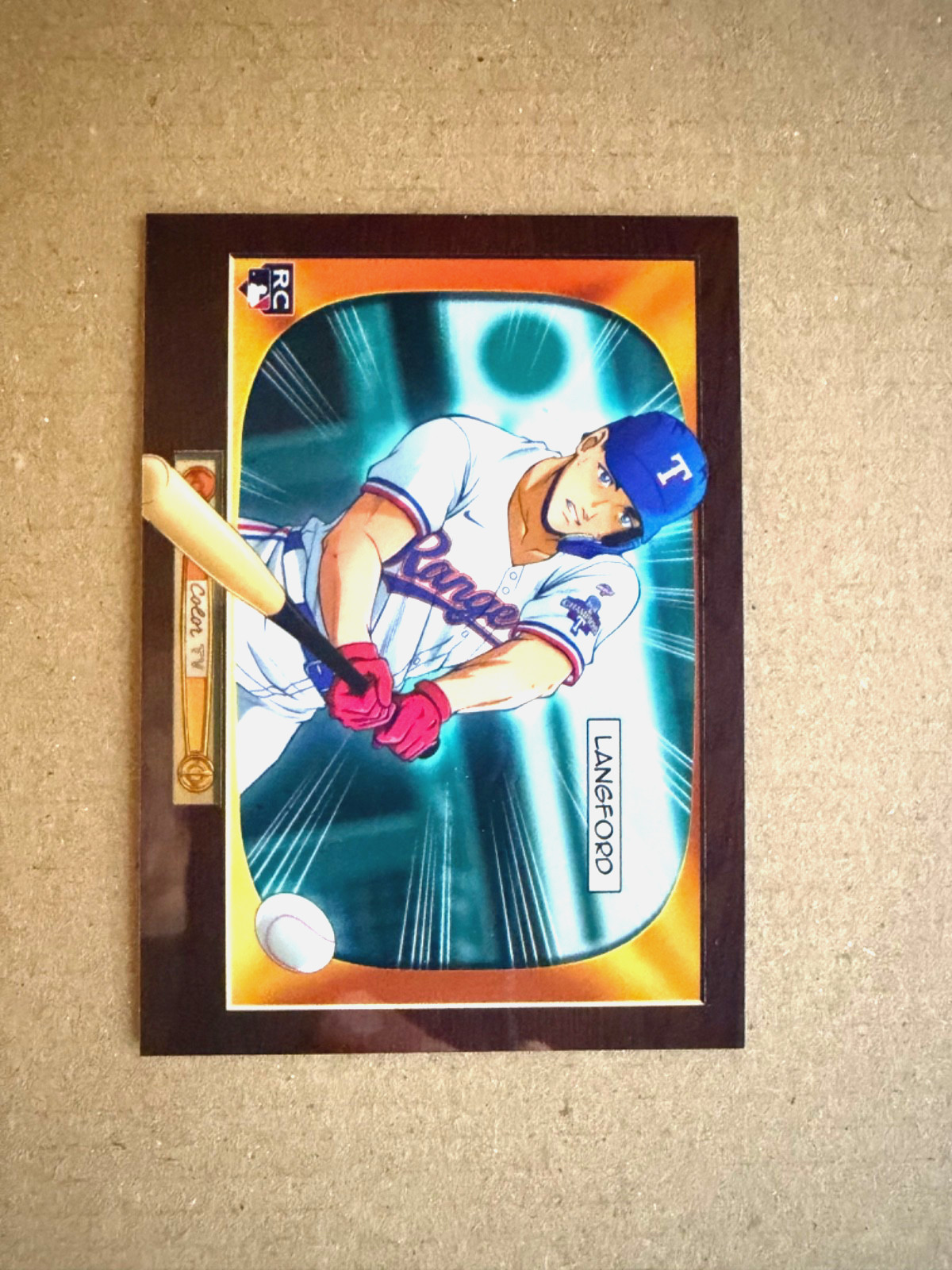 2024 Bowman's Best 1955 Anime #BA-19 Wyatt Langford Rookie Texas Rangers SSP RAW