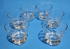 Federal Eva Zeisel Prestige Lo Ball Cocktail Glasses 6 Lot Vintage Quality 6OZ