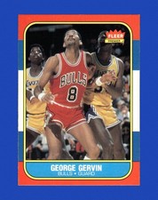 1986-87 Fleer Set-Break # 36 George Gervin NM-MT OR BETTER *GMCARDS*