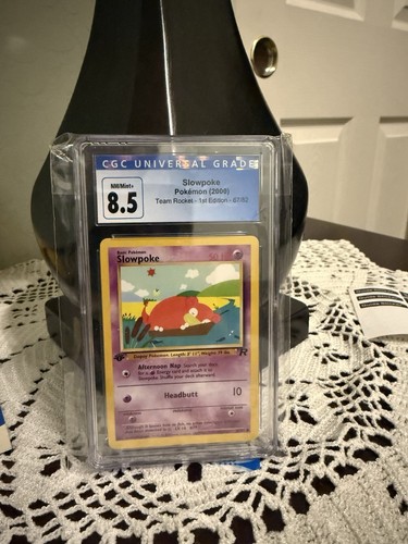 Slowpoke (1st Edition) graded CGC 8.5 for sale on eBay