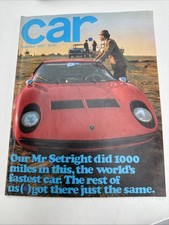 CAR Magazine December 1967,  Lamborghini Miura, Sunbeam Stiletto, Tatra, Bugatti