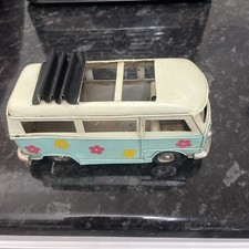 Mini TIN PLATE VW Campervan. Ornamental Model. Not A Toy