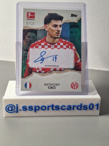 Anthony Caci /25 Auto Topps 2024/25 Bundesliga International Stars Mainz 05