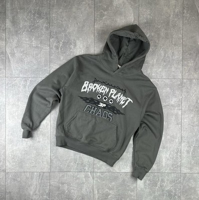 Broken Planet Chaos Gunmetal Grey Hoodie Herren S