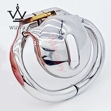Small Chastity Cage Stainless Steel Chastity Device Ring Lock for Men Sissy