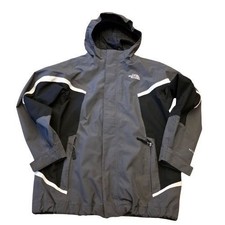 The North Face Kids Black Gray Polyester Nylon Jacket M 10/12