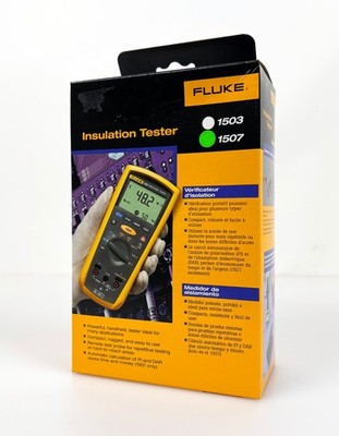 New Fluke 1507 Insulation Tester Multimeter Complete w/Accessories - Free Ship
