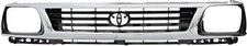 For 1995 1996 Toyota Tacoma Grille Grill Assembly Chrome Shell