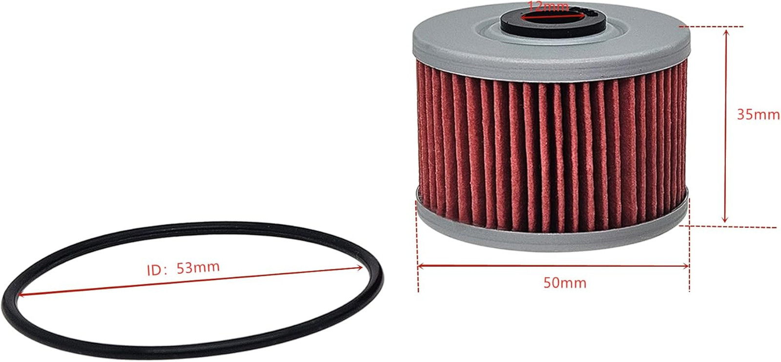 Universal 112 Oil Filter Compatible with Kawasaki KLX 110 110L 125 140 150 230 2