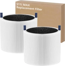 511i MAX Replacement Filter Compatible with BLUEAIR Blue Pure 511i Max Air
